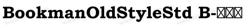 BookmanOldStyleStd B字体转换
